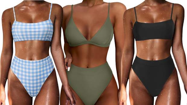 High-waisted bikinis